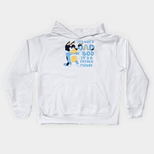 BLUEY DAD FIGURE Kids Hoodie